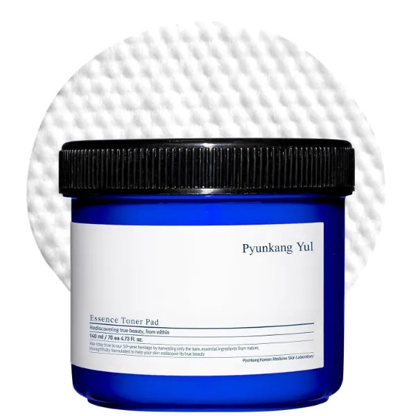 PYUNKANG YUL Essence Toner Pad with Astragalus Root, Houttuynia Cordata, Willow Bark, Centella Asiatica, Ceramide, Nourish Moisturizes, Removes Dead Skin Cells, Korean Face Skin Care 70ea, 4.73fl.oz