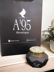 A'95 Boutique دخون عود معطر (دخون عود معطر بالعنبر)