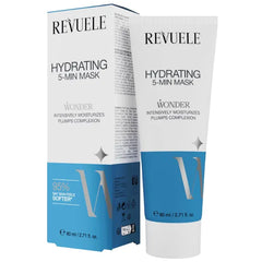 REVUELE Wonder 5-Min Face Mask Set – Hydrating, Purifying & Anti-Aging Cream Masks (2.71 fl. oz, Hydrating)