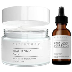 Asterwood Hyaluronic Acid Moisturizer + Dark Spot Corrector Serum 1 oz