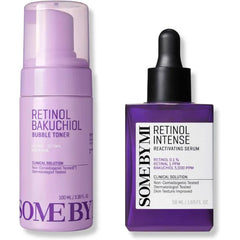 SOME BY MI Retinol Bakuchiol Bubble Toner & Retinol Intense Reactivating Serum 50ml