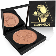 Cutifem Egypt Earth Compact Powder No. 1 Bronze Terracotta Pearl - Nourishing Vegan Makeup Face Powder - 11 g