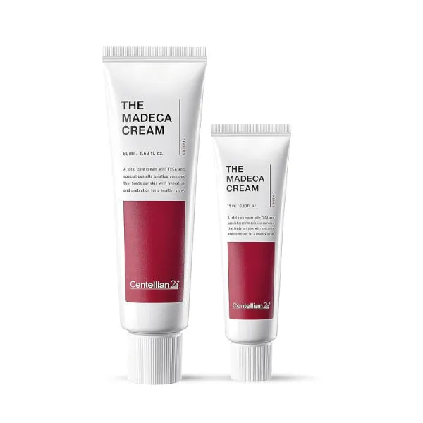 CENTELLIAN 24 The Madeca Cream (1.7+0.5fl oz) - Centella Moisturizer for Face, Korean Skin Care, Dry, Sensitive Skin. TECA, Centella Asiatica, Madecassoside