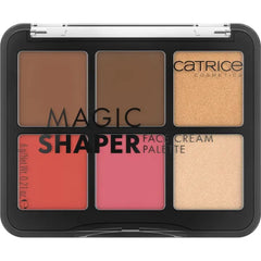 Catrice Magic Shaper Face Cream Palette - Blush, Bronzer, & Highlighter - Longwearing, Blendable, & Buildable - Vegan & Cruelty Free