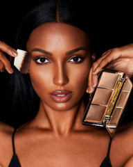 Hourglass Ambient Lighting Palette Volume II, 3 Shade Vegan Finishing Powder & Bronzer Palette (Soft Light - Radiant Light - Golden Bronze Light)
