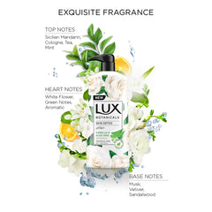 Lux Botanicals Perfumed Body Wash, Skin Detox, Camelia & Aloe Vera, with 100% natural extracts suitable for all skin types, 700ml