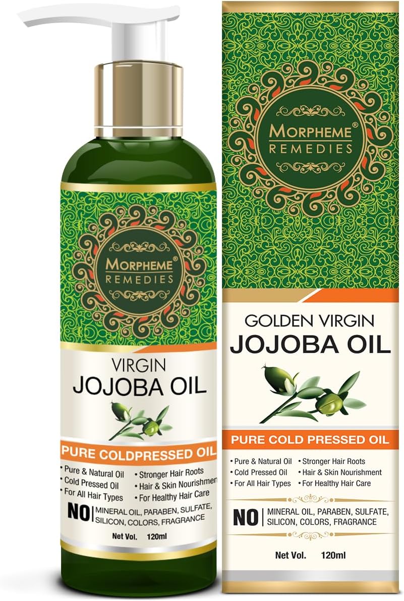 Morpheme Remedies Cold Pressed Virgin Jojoba Oil - 120ml