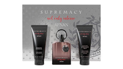 AFNAN Gift Set Supremacy Not Only Intense Eau De Perfume 100 ML + Shower Gel 150 ML + After Shave 150 ML, Perfume Gift Set For Men