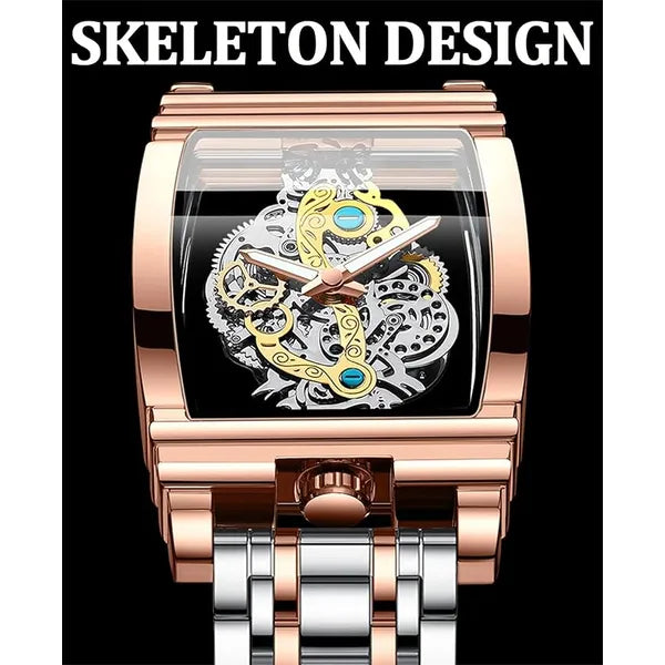 KASTWAVE Men's Luxury Skeleton Watch