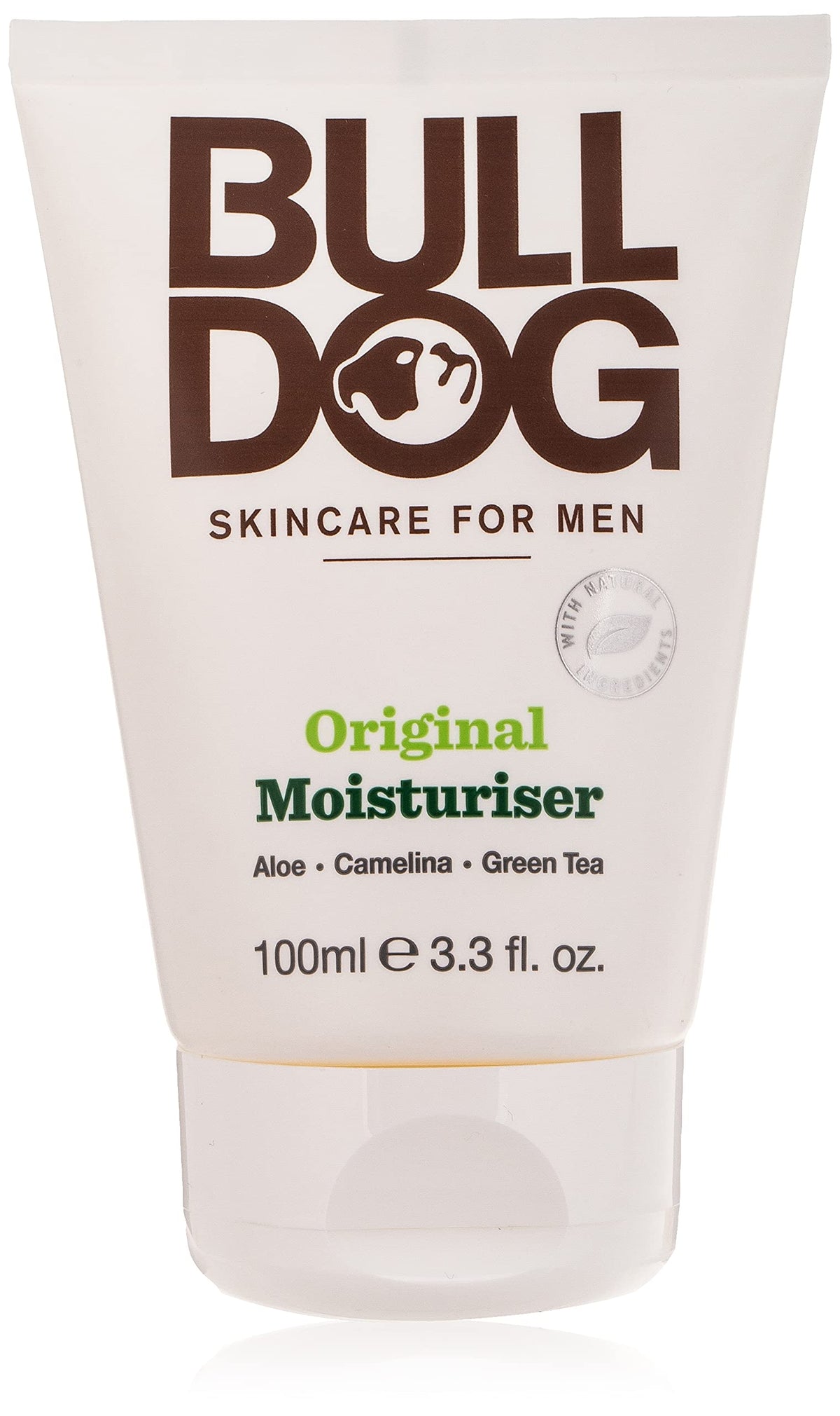 Bull Dog Original Skin Softening Moisturizer for Men, Hydrating Formula with Aloe Vera, Camelina Oil, and Green Tea | 100ml