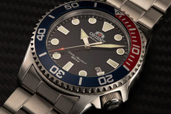 Orient Triton Men's Automatic Manual Winding Mechanical Sports Diver Wrist Watch with Crown at 4 o'clock