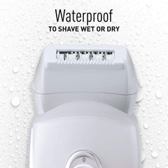 Panasonic ES-EU20-P461 Multi-Functional Wet/Dry Shaver And Epilator With 3 Attachments And Travel Pouch