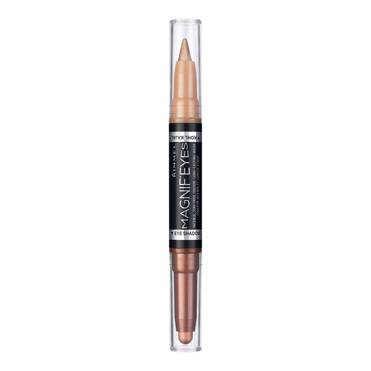 Rimmel London MagnifEyes Duo Eyeshadow and Liner - Queens of a Bronzed Age: Soft pearly brown with soft pearly gold definition