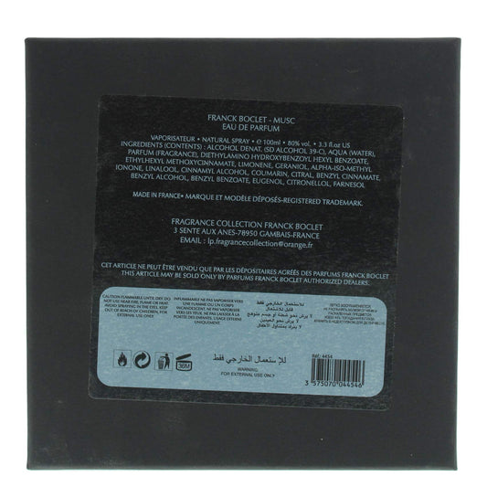 FRANCK BOCLET MUSC EDP 100ML