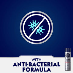 NIVEA MEN Antiperspirant Spray for Men, Silver Protect Antibacterial Protection, 2x150ml