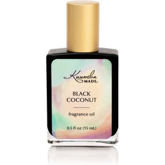 Kuumba Made Black Coconut Fragrance Oil, Long-Lasting Small-Batch Perfume Roller, Vegan, Alcohol-Free, .5 Fl Oz