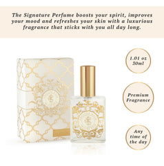 Shelley Kyle Signature Perfume with Floral Fragrance, Combination of Crushed Violet Leaves, Freesia and Lemon Zest, Perfect for Any Occasion, 30 ml
