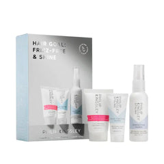 Philip Kingsley | Hair Goal: No More Frizz Gift Set | Elasticizer, Perfecting Primer & Gloss Serum | Anti-Frizz Styling Trio for Smooth, Shiny Hair | Heat Protection & Gloss Finish | 40ml, 60ml, 20ml