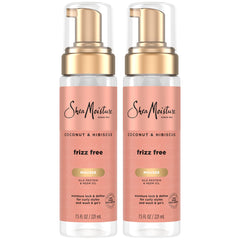 Shea Moisture Coconut & Hibiscus Curl Mousse 7.5 Ounce (221ml) (2 Pack)