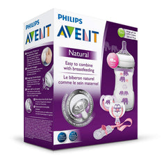 Philips Avent Natural Feeding Bottle Purple Set, 8710103791027