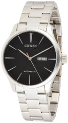 Citizen Mens Automatic Watch with Day and Date Display - Powered by High precision Made in Japan Self winding Mechanical Movement - NH8350-83E