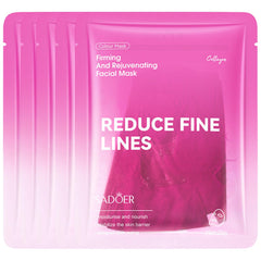 5 Packs Collagen Face Mask for Firming & Anti-Aging - Reduce Fine Lines