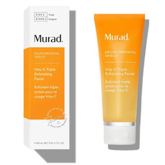 Murad Vita-C Triple Exfoliating Facial – Gold-Stabilized Vitamin C and Physical, Chemical, & Enzymatic Exfoliant Scrub for Smoother, Brighter, Radiant Skin – 2.7 Fl Oz