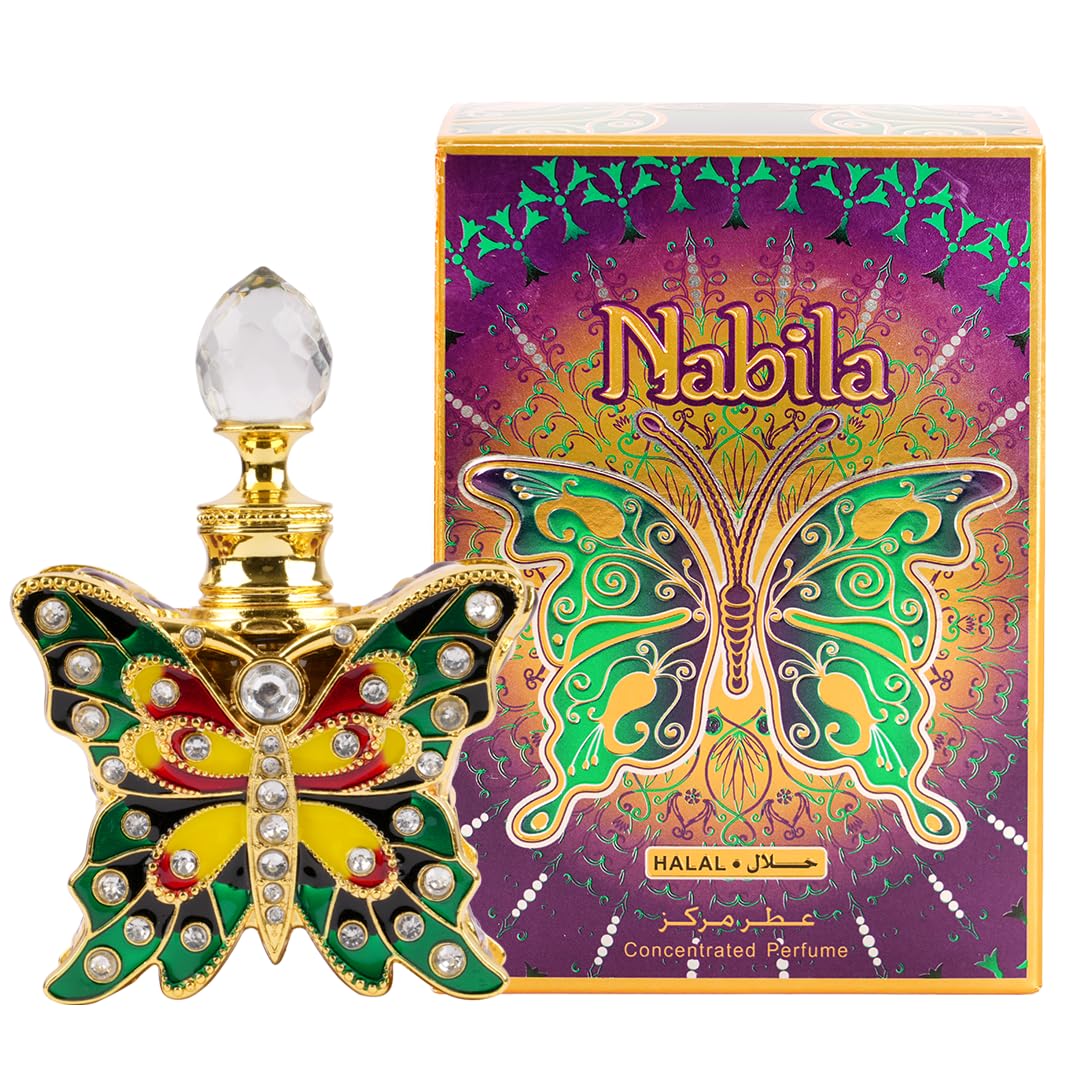 "Oud Khaleeji ATTAR NABILA 12ml Perfume Oil - A Divine Essence of Grace, Allure, and Unforgettable Elegance"