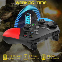 Mobile Gaming Controller for iOS, for Android, for iPad, Tablet, PC, Phone Wireless Controller for iPhone 14 13, for galaxy S22 21, Android Phones, for COD Mobile, for Genshin Impact, for Cloud Gaming