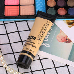 Smooth Liquid Concealer Cream, Makeup Base Face Liquid Foundation Matte Wear Concealer Sun Block Cream(#4)