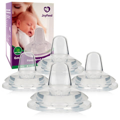 Sippy Spout for Philips Avent Natural Baby Bottles, My Grippy Spout Sippy Cup and Natural Trainer Sippy Cup,Variable Flow, Silicone Conversion,6+ Months,4 Count
