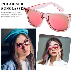 KANASTAL Polarized Sunglasses Men, Fashion Square Sun Glasses Women, Classic Shades for Womens, Driving Fishing Outdoor 100% UV400 Protection