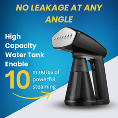 Tajir Ul Jadeed Clothes Steamer, 1640-Watt Garment Steamer, Quick Heat-Up Steam Iron with 260ML Detachable Water Tank, Lightweight Travel Steamer, Portable Iron for Fabric and Clothes (HY-168)