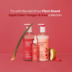RENPURE Plant Based Apple Cider Vinegar Clarify & Shine Scalp Serum - Natural Peppermint Oil Dry Scalp Product For Dandruff Treatment & Itchy Scalp - Eco Friendly Hair Rinse Cleanser For Women & Men
