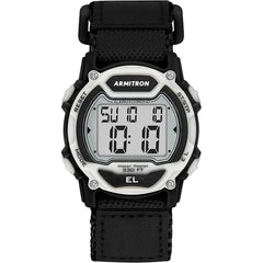 Armitron Sport Unisex Digital Chronograph Nylon Strap Watch, 45-7004