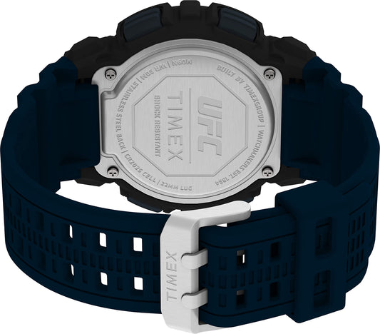 Timex UFC Men's 50mm Black Resin Strap Chronograph Watch TW5M53400