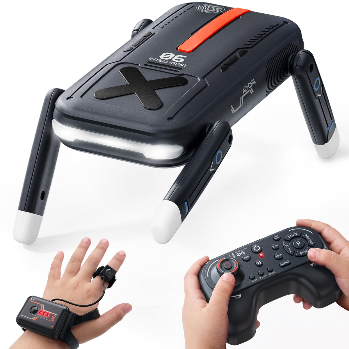 Ruko R1 Mini Robot Dog, 4-Way Stunt Flip & Self-Righting Robot Toys for Kid