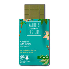 Nature's Own Factory Buckwheat Chocolate with Matcha - 20g