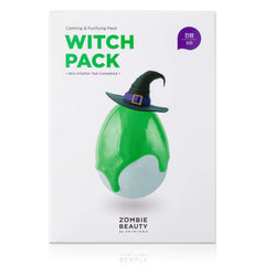 Skin1004 Witch Pack 8-Pack Face Mask, Creamy Clay Pack with Green Tea, Soothing Water, and Pore Care