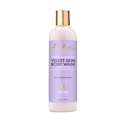 Shea Moisture Velvet Skin Body Wash for Dry Skin, Purple Rice Water with Shea Butter, 13 oz