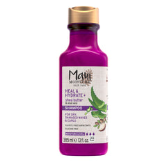Maui Moisture Heal & Hydrate + Shea Butter Shampoo, 13 Ounce, Sulfate Free Shampoo With Shea Butter And Coconut Oil, For Softer Feeling Hair With Less Visible Split Ends