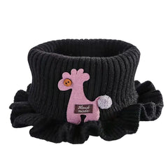 GMMGLT Winter Baby Scarf - Soft Cotton Knitted Neck Warmer for Boys & Girls