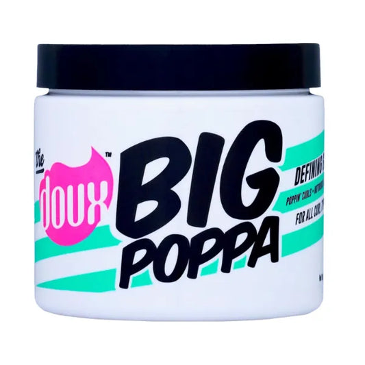 The Doux Big Poppa Curl Defining Gel – Frizz Control & Humidity Resistant Styling Gel for Natural Hair 454 ML