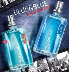 Blue & Blue For Her Eau de Parfum 2.5 fl. oz.and Blue & Blue for Him Eau de Toilette 2.5 fl. oz. Set by Cyzone