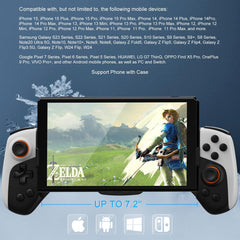 KASTWAVE Wireless Gamepad Controller for iPhone iOS Android Switch PC with Cooling Conduction Plate, Phone Controller Joystick for iPhone, Samsung, LG, Google, Turbo/Macro Function, COD, Diablo