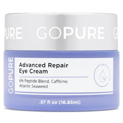 goPure Advanced Repair Eye Cream - Under Eye Cream for Puffiness, Bags, and Dark Circles, Visibly Improve the Look of Fine Lines, Wrinkles, and Crows Feet - 0.57 fl oz