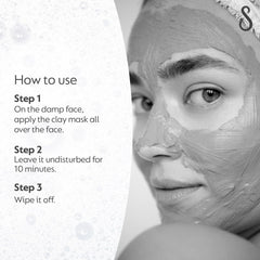 Swiss Image Essential Care Pore Tightening & Mattifying Clay Mask 75ml | Cleanses, Firms & Mattifies | Gently Exfoliates and Tightens Pores | Daily Scrub Combination to Oily Skin