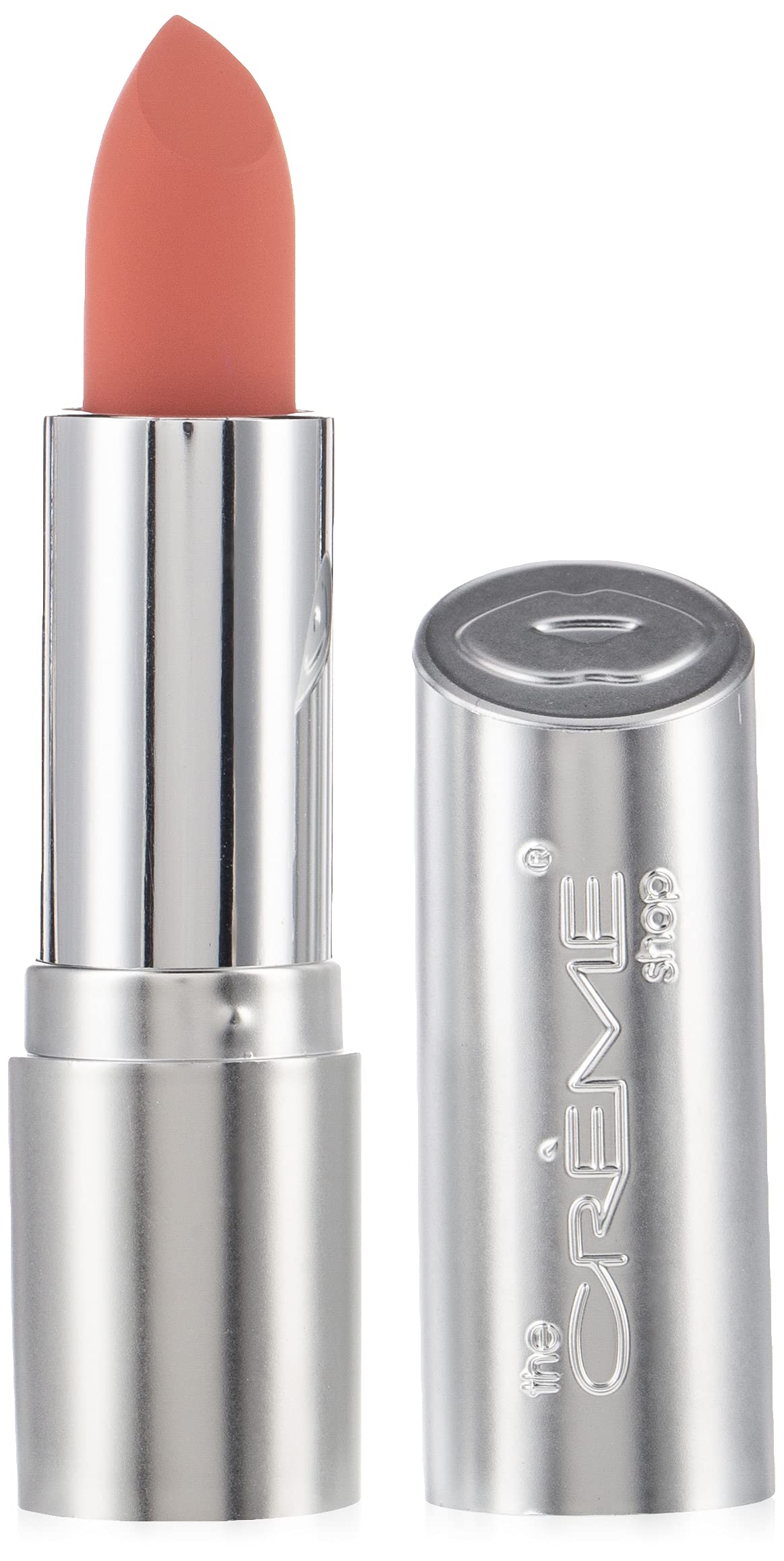 The Crème Shop Matte Peachy Nude Lipstick. Long Lasting, No-Crack, Pigmented Cream Formula. Made In Korea.- Velvety Matte, Peachy Keen