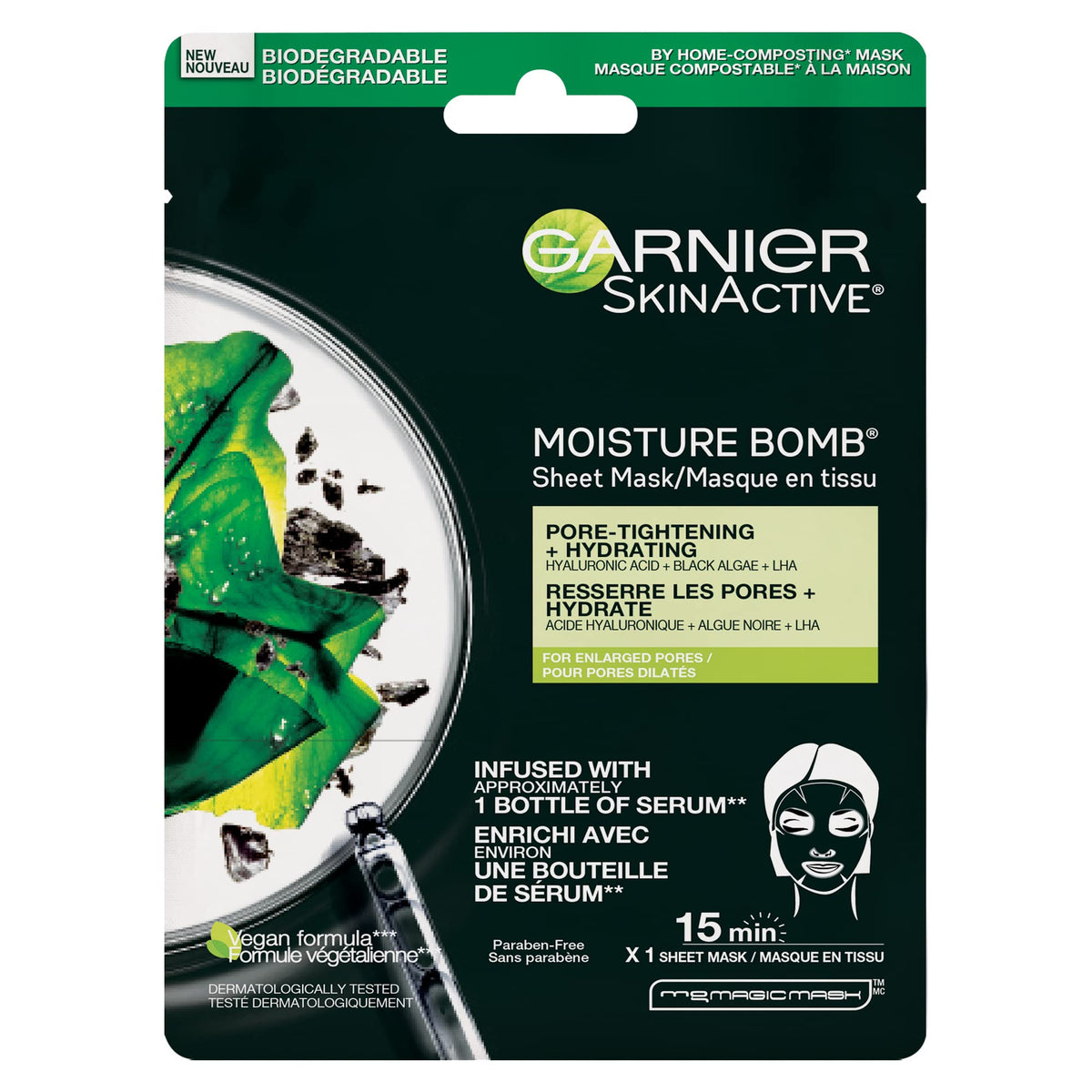 GARNIER SkinActive Super Purifying Charcoal Sheet Mask