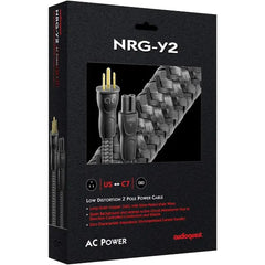 AudioQuest NRG-Y2 Low-Distortion Power Cable for Audio/Video Components- Installer Single Pack